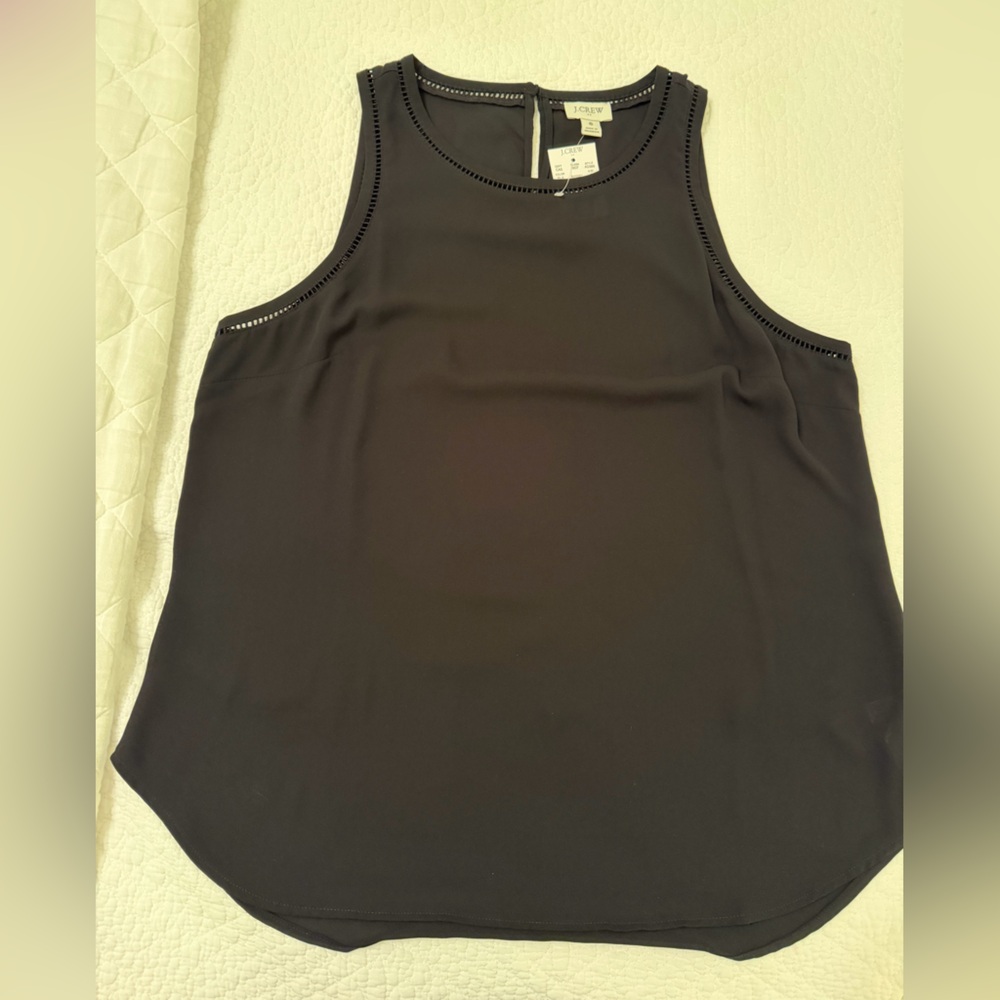 J. Crew Black Sleeveless Top